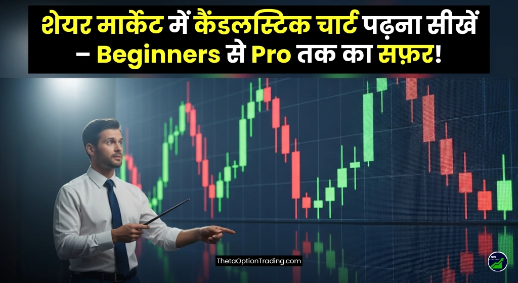 शेयर मार्केट में कैंडल क्या है? कैंडलस्टिक चार्ट कैसे पढ़ें और समझें (Hindi Guide)